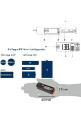 TFA 98.1126.01 Pil Doluluk Ölçüm Cihazı