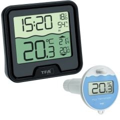 TFA 30.3066.01 'Marbella' Havuz Sıcaklık Ölçer | Ortam Isı Nem Ölçer