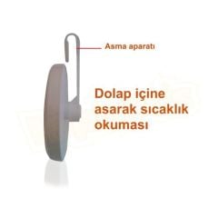 TFA Buzdolabı Termometresi 14.4006 Mekanik Pilsiz Buzdolabı Soğutucu Termometresi