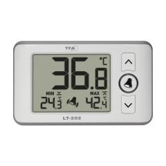 TFA LT 202 30.1052 Profesyonel Alarmlı Buzdolabı Dondurucu Laboratuvar Termometresi 2m Kablolu Prob (-40°C...+70°C)(Yeni Ürün)
