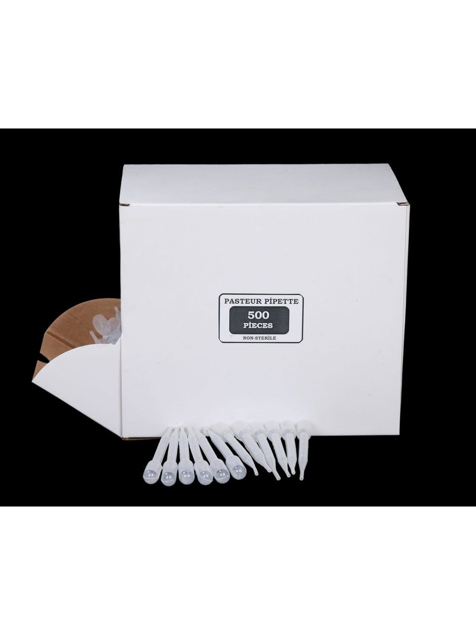 Pastör Pipeti 3 ML Plastik Damlalık 500 Adet Kutu
