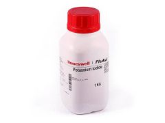 Honeywell 03124 Potasyum iyodür Potassium İodide Minimum 99.0-100 saflık. (Calc. To The Dried Substance) Analiz Grade Plastic Bottle