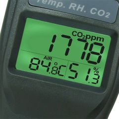 AZ 77535 Taşınabilir Karbondioksit Ölçer, Nem ve Sıcaklık Ölçer