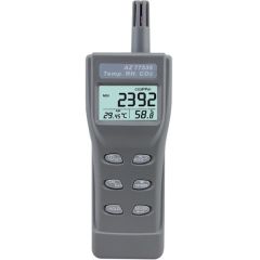 AZ 77535 Taşınabilir Karbondioksit Ölçer, Nem ve Sıcaklık Ölçer