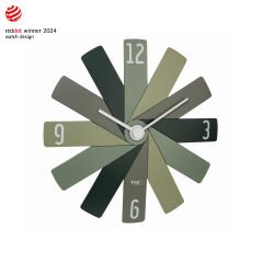 TFA 60.3020.04 Tasarım Duvar Saati (Yeşil)  Clock in the Box
