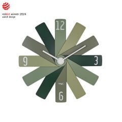 TFA 60.3020.04 Tasarım Duvar Saati (Yeşil)  Clock in the Box