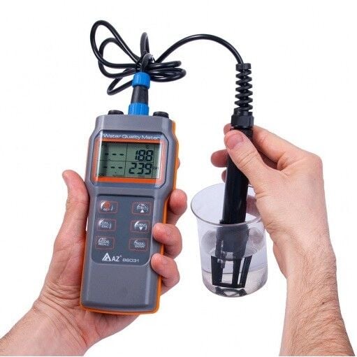 AZ 86031 Combo Su Kalite Ölçüm Seti (PH, EC, Tuzluluk, TDS, DO ve Sıcaklık)