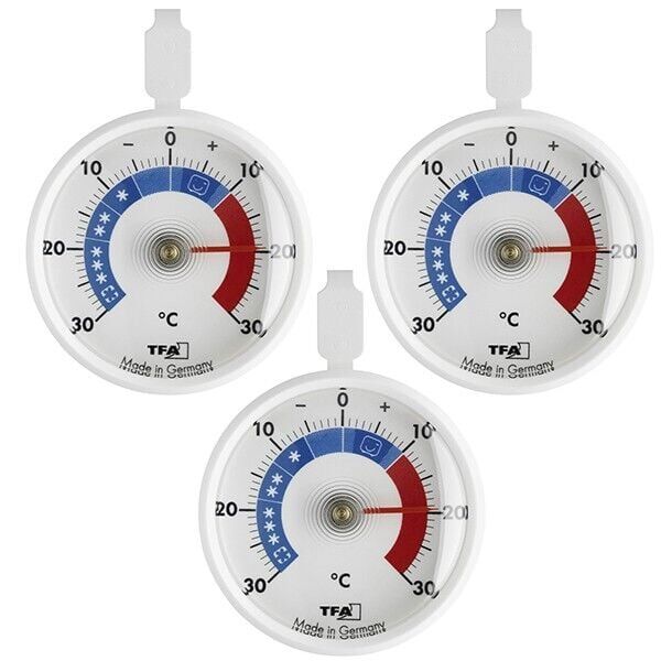 3 Adet | TFA 14.4006 İbreli Buzdolabı Termometresi